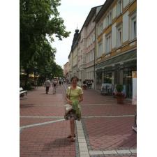 Jan in main pedestrian mall - Bad Worishofen (photo Dieter Riemenschneider)