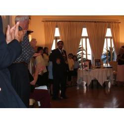 Choirmaster & choir - Villa Maria Serena reception
