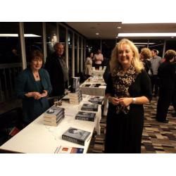 925 Kathy Neil Ferber KM bio book table with Gerri Kimber